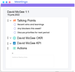 Skip Level Meeting Template - OKRify